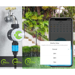 智能灌溉阀套装带WiFi网关 Tuya Smart 自动花园浇水定时器 RainPoint TTV102B+TWG009BW