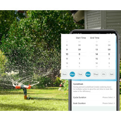 智能灌溉阀套装带WiFi网关 Tuya Smart 自动花园浇水定时器 RainPoint TTV102B+TWG009BW