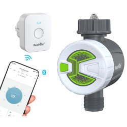 智能灌溉阀套装带WiFi网关 Tuya Smart 自动花园浇水定时器 RainPoint TTV102B+TWG009BW