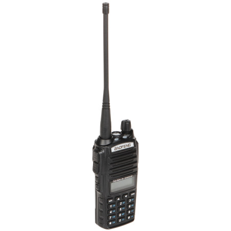 Stație radio portabilă Dual Band VHF UHF FM cu lanternă LED și VOX 5W Baofeng UV-82