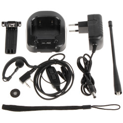 Divjoslu rācija Duobander VHF UHF FM LED lukturītis VOX 5W Baofeng UV-82