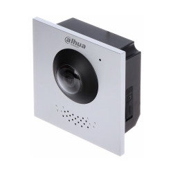 IP视频对讲门禁主机 全高清 WDR 120dB 168度视角 PoE IK07 IP65 铝制 银色 DAHUA VTO4201F-P