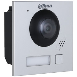 Знешняя панэль IP-відэадамафона 2 Мп WDR IR IP65 IK07 модульны інтэрком званок бясплатнае прыкладанне DAHUA VTO4201F-P1
