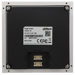 Teclat Modular per a Videoporter IP Sistema Modular Botons Numèrics Il·luminació Blanca Platejat Xifrador DAHUA VTO4202F-MK