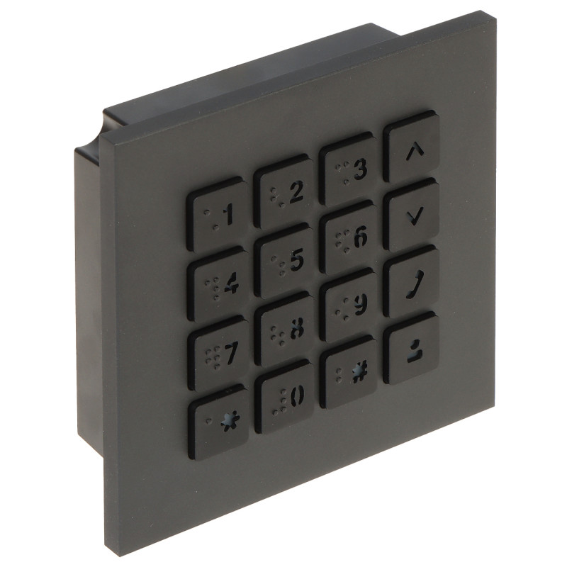 Tastaturmodul til IP-dørtelefon-system Monteringsudstyr IP65 IK07 DAHUA VTO4202FB-MK