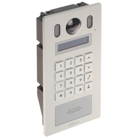 פאנל חיצוני לאינטרקום וידאו IP מצלמת 2MP RFID מקלדת OLED קורא כרטיסים PoE מערכת רב-דיירית DAHUA VTO6222E-P