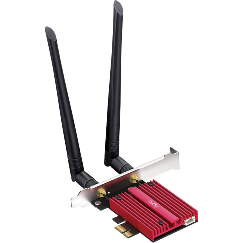 Wi-Fi 7 Bluetooth 5.4 Tri-band 6GHz 5GHz 2.4GHz PCI-E Network Card for Desktop PC CUDY WE9300