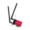 Wi-Fi 7 Bluetooth 5.4 三频 6GHz 5GHz 2.4GHz 台式机 PCI-E 网卡 CUDY WE9300