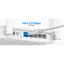 Wi-Fi 6 AX3000 Mesh 路由器 2.5Gbps WAN 4xGigabit LAN MU-MIMO 波束成形 WISP AP VPN CUDY WR3000H