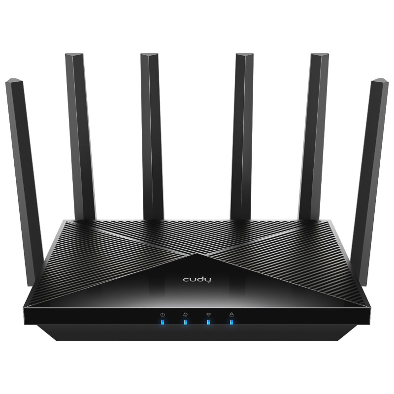 נתב Wi-Fi 7 BE6500 עם יציאות 2.5GbE WAN LAN Mesh VPN QoS 4096-QAM דו-תדר 6.5Gbps CUDY WR6500