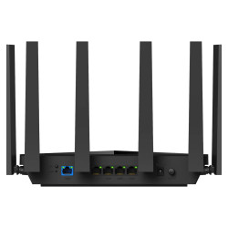 נתב Wi-Fi 7 BE6500 עם יציאות 2.5GbE WAN LAN Mesh VPN QoS 4096-QAM דו-תדר 6.5Gbps CUDY WR6500