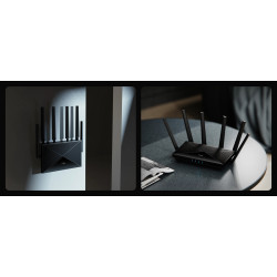Wi-Fi 7 BE6500 маршрутизатор 2.5GbE порт WAN LAN Mesh VPN QoS 4096-QAM дводіапазонний 6.5Гбіт/с CUDY WR6500