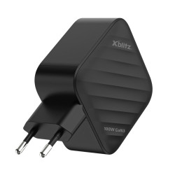 Φορτιστής Τοίχου USB GaN3 PD 100W QC 4.0 Ταχεία Φόρτιση Multiport 3x USB-C 1x USB-A για Laptop Xblitz XB-XC3