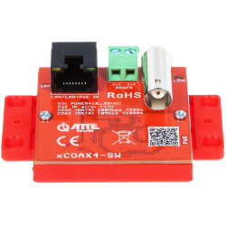 Ethernet- und PoE-Konverter-Set über Koaxialkabel für IP-Überwachung EOC ATTE XCOAX4-SET