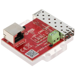 ตัวแปลงสื่อ SFP เป็น Ethernet Gigabit RJ45 PoE 802.3af พร้อมระบบป้องกันไฟกระชากสำหรับ CCTV IP และเครือข่ายไฟเบอร์ออปติก ATTE XFI