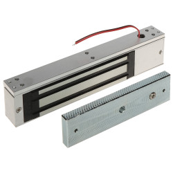 Nadometna elektromagnetna ključavnica enojna reverzibilna nosilnost 320kg LED NO/NC nadzor dostopa Delta ZE-320