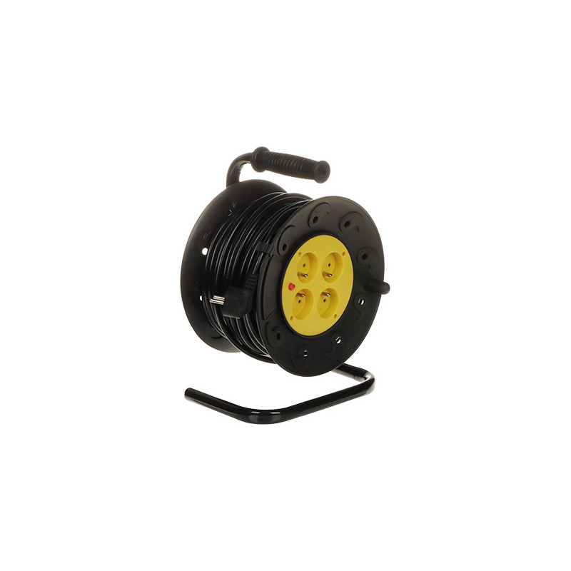 Būgninis ilgintuvas su įžeminimu 30 m 4 lizdai Blow PSB-3X1.5-4G/30M