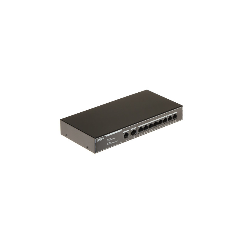 8-portars PoE-switch 10/100/1000M Desktop DAHUA SG1010LP