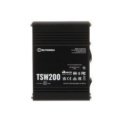 8 Portlu Endüstriyel PoE Switch ve 2 SFP Yuvası Teltonika TSW200