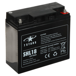 12V 18Ah AGM VRLA 蓄电池适用于报警系统 UPS 应急电源免维护密封铅酸缓冲电池 7STARS 12V/18AH-7STARS