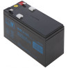 AGM-batteri 12V 9Ah Vedligeholdelsesfrit Long Life VRLA til UPS alarmsystemer brandalarmer og centraler MW POWER 12V/9AH-MWP