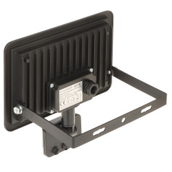 Външен LED прожектор с PIR сензор за движение и здрач IP44 50W 4000lm градински стенен прожектор черен ADVITI AD-NL-6255BLR4