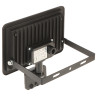 Outdoor LED Floodlight with PIR Motion and Dusk Sensor IP44 50W 4000lm Black Wall Mounted ADVITI AD-NL-6255BLR4