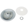 Zonda 应急 LED 吸顶灯带 PIR 移动传感器 12W 800lm 4000K 充电式明装白色 ADVITI AD-PL-391WLPMR4