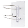 Pole adapter for ABOX-XL series telecommunication enclosures white aluminum pole mount ATTE ADD-PMAXL