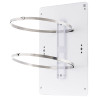 Pole adapter for ABOX-XL series telecommunication enclosures white aluminum pole mount ATTE ADD-PMAXL