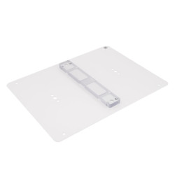 Pole adapter for ABOX-XL series telecommunication enclosures white aluminum pole mount ATTE ADD-PMAXL