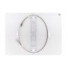 Mastadapter for ABOX-XL telecommunication enclosures pole mount white aluminum ATTE ADD-PMAXL