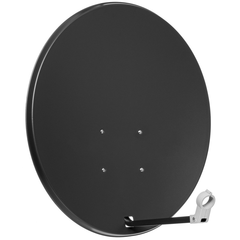 Antena parabólica offset 80cm grafito acero Corab alta ganancia CORAB AS-80/CORAB-G