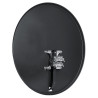 Antena parabólica offset 80cm grafito acero Corab alta ganancia CORAB AS-80/CORAB-G