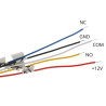 กลอนแม่เหล็กไฟฟ้าแบบติดตั้งบนพื้นผิวเดี่ยว 180 กก. 12V DC LED NO/NC สำหรับประตูและรั้วระบบควบคุมการเข้าออก DAHUA ASF180A-V1