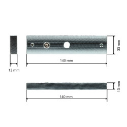 表面実装型電磁ロック シングル 180kg 12V DC LED NO/NC ドアおよびゲート用 アクセス制御 DAHUA ASF180A-V1