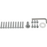 Z and L mounting bracket for 270kg electromagnetic lock aluminium solid door bracket ATLO ATLO-BML-273