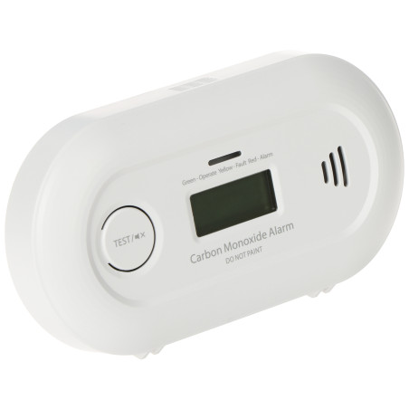 Kolmonoxiddetektor CO-detektor LCD fristående batterilarm elektrokemisk sensor för hemmet ATLO ATLO-CD21M