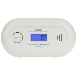 Karbonmonoksiddetektor CO-detektor LCD Autonomisk Batterialarm Elektrokjemisk sensor Hjemmesikkerhet ATLO ATLO-CD21M