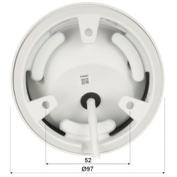 กล้อง IP 4 Mpx 2.8 มม. พร้อมไฟส่องสว่าง IR ไมโครโฟนในตัว และรองรับ PoE APTI APTI-AI401VA21-28W