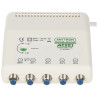Cable TV subscriber amplifier 1 input 4 outputs return path gain control ANTTRON ANTTRON-A414