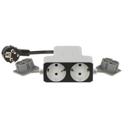 Nutikas Wi-Fi pistikupesa Tuya Smart IP66 välistingimustesse topelt 2300W 10A ajakava taimer ATLO ATLO-P2IP4-TUYA-V2