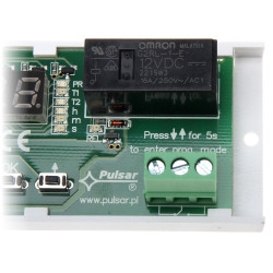 Modulo relè temporizzato 12V DC 8 programmi logici NO/NC controller temporizzato per sistemi di sicurezza PULSAR AWZ-516