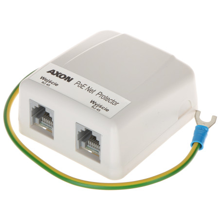LAN Ethernet PoE RJ45 пренапреженов ограничител 10/100 Mb/s CCTV IP защитно устройство AXON AXON-POE