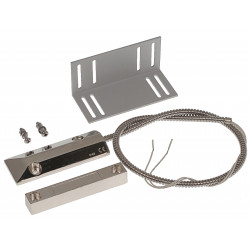 Sensor magnético de porta de garagem metálico hermético NC SATEL B-4M