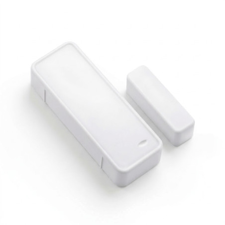 Двусъстоятелен магнитен сензор за отваряне и затваряне на врати и прозорци RF 433MHz двупосочен контактен алармен датчик ACTii A