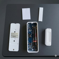 RF 433MHz 양방향 도어 및 창문 개폐 자기 센서 알람 ACTii AC6803