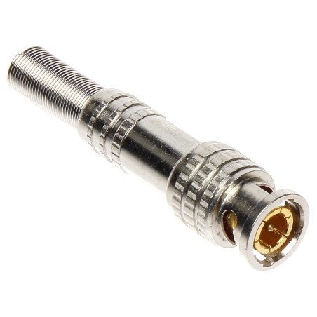 Metalen schroefbare BNC-stekker voor coaxkabel set van 100 stuks CCTV-connector Delta BNC-W/SKR-MET*P100