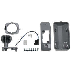 Grijze montagebeugelset voor OPAL buitenbewegingsmelders verstelbaar wand hoek scharnierend SATEL BRACKET-C-GY