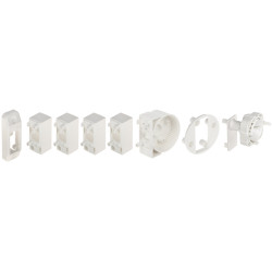 Adjustable modular wall and ceiling mount for motion detectors white alarm system accessories SATEL BRACKET-E-OPAL-EX